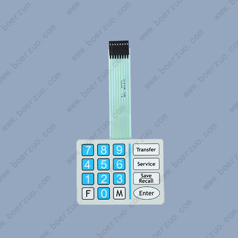 長(zhǎng)方形彈片薄膜開(kāi)關(guān)